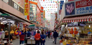 Chợ Dongdaemun Seoul Hàn Quốc