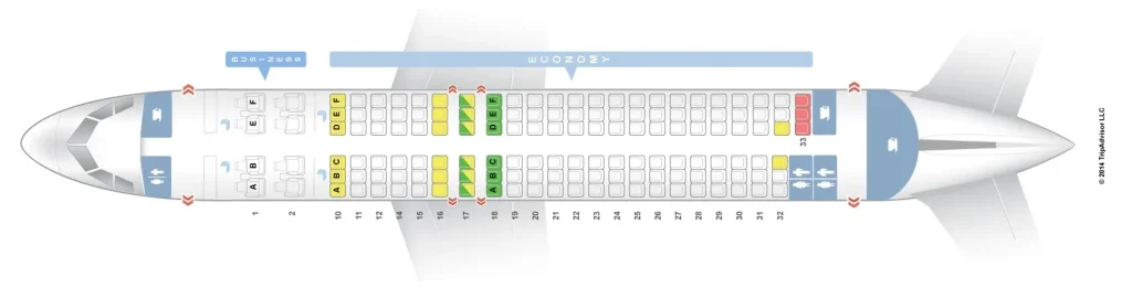 Sơ đồ ghế ngồi Airbus A321 - 200 Asian Airlines