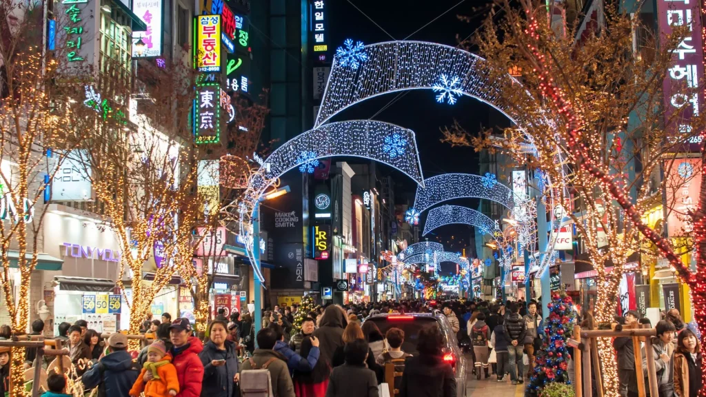 Lễ hội cây thông Noel Busan
