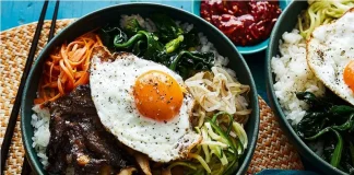 Món cơm trộn Bibimbap Hàn Quốc