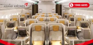Dịch vụ nâng hạng vé Asiana Airlines Dịch vụ nâng hạng vé Asiana Airlines