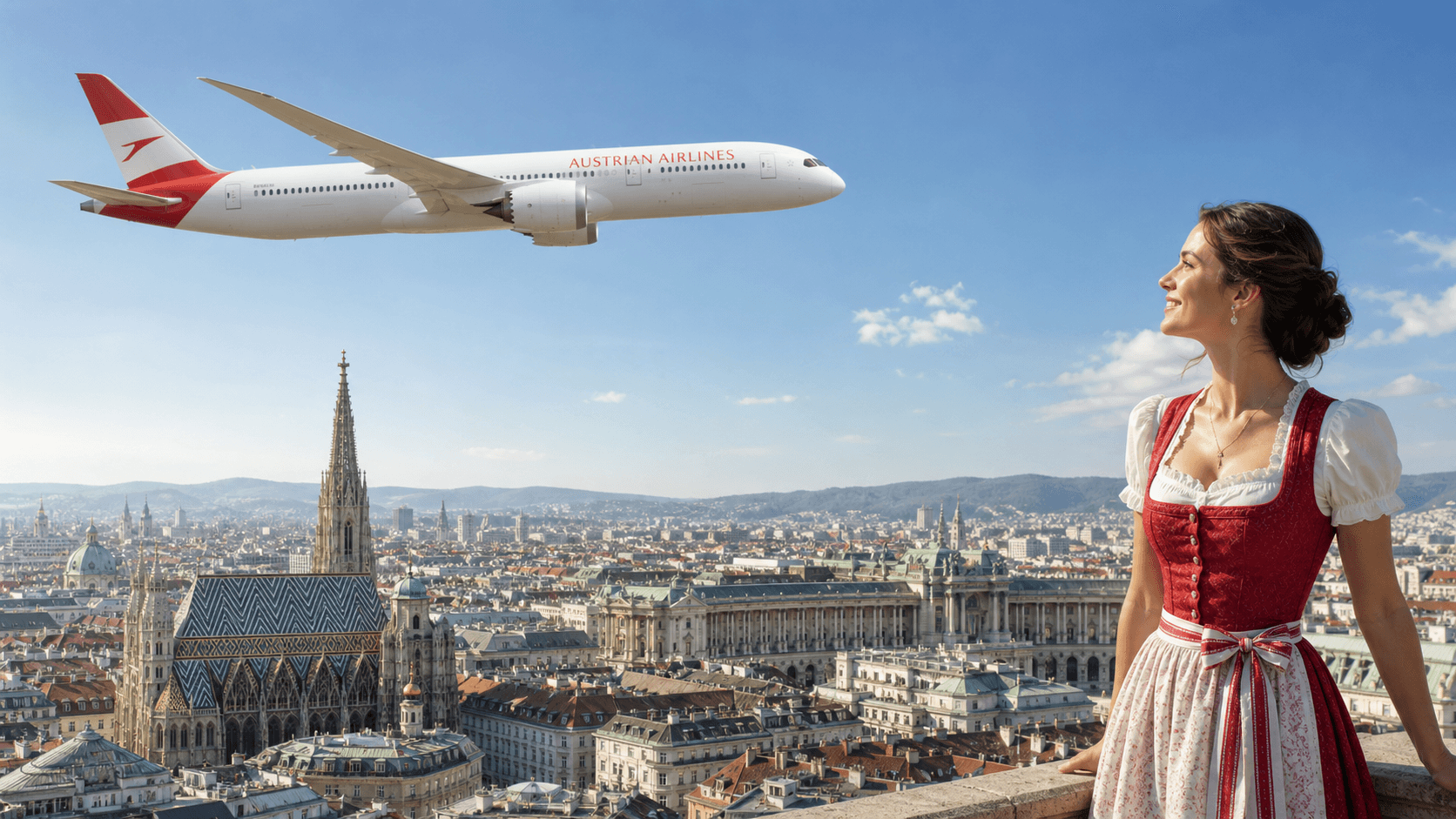 Máy bay Austrian Airlines