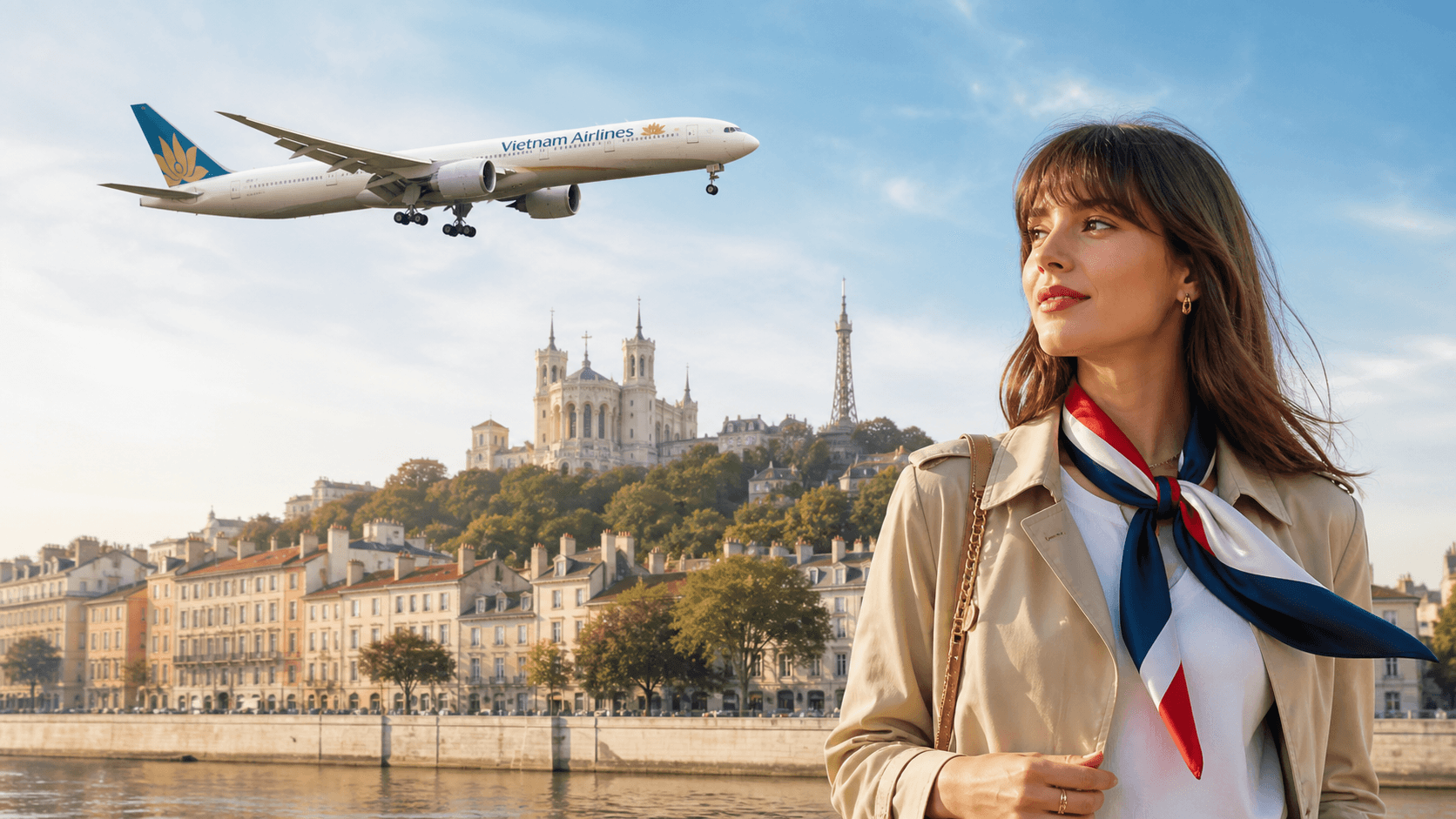 Đặt vé máy bay Lyon về Việt Nam