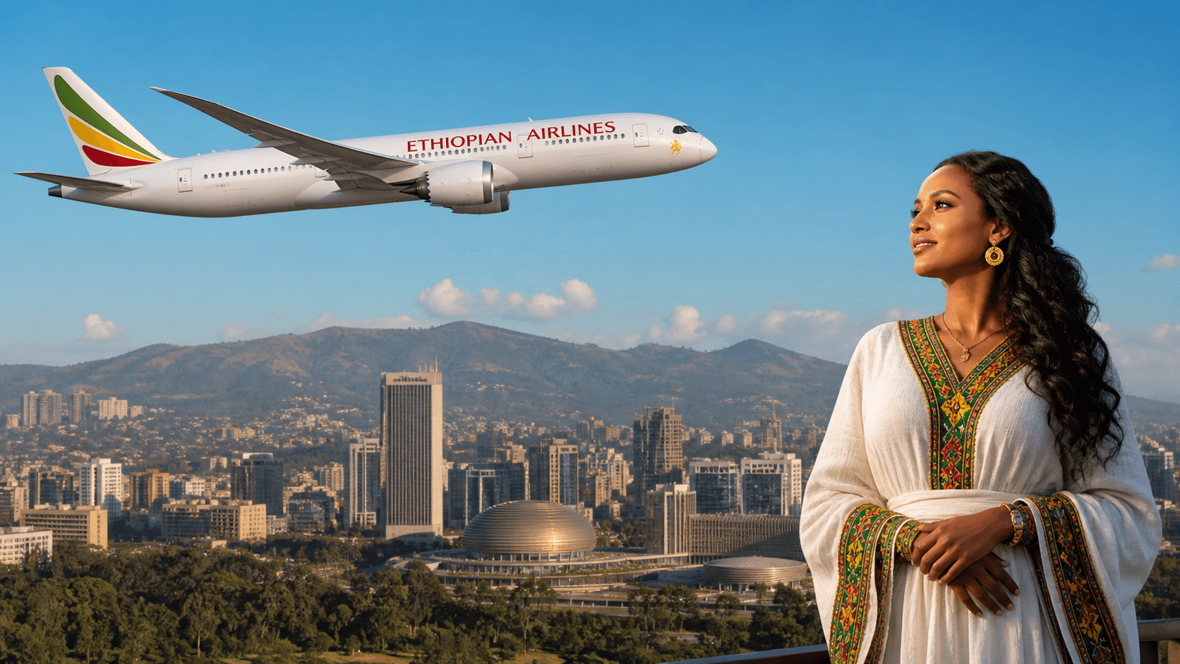Máy bay Ethiopian Airlines