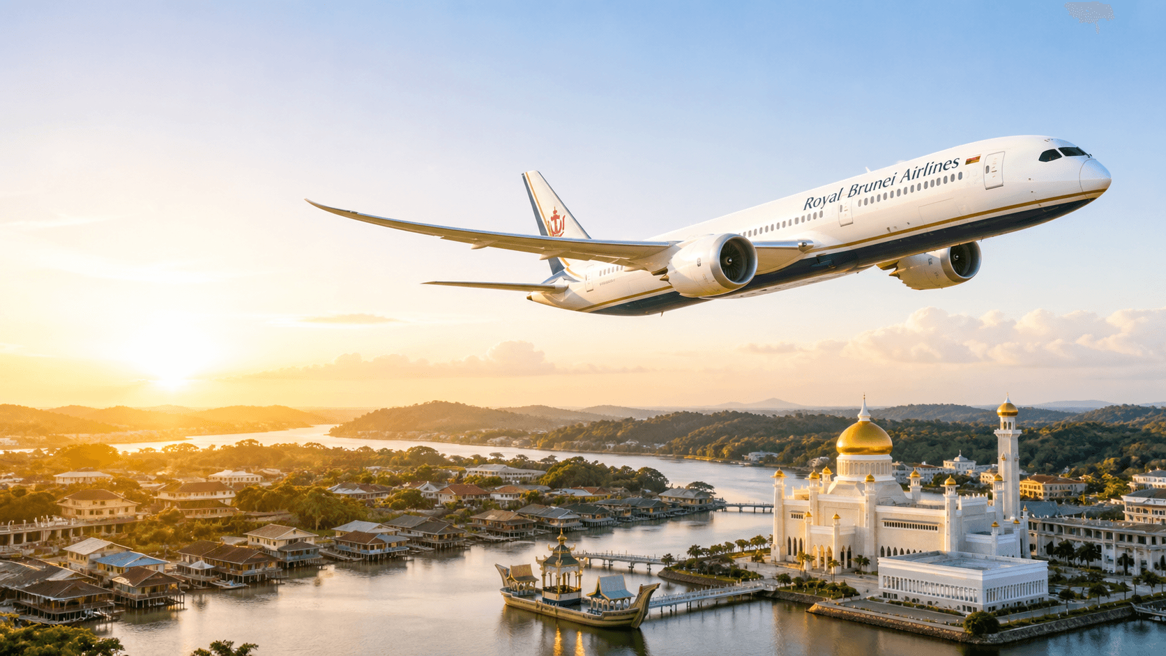 Máy bay Royal Brunei Airlines